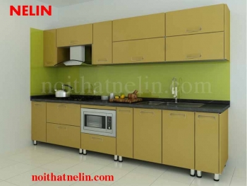 TỦ BẾP INOX CÁNH ACRYLIC IAL 096